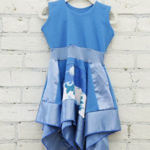 Blue Rose Pixie Dress (1-2 Years)