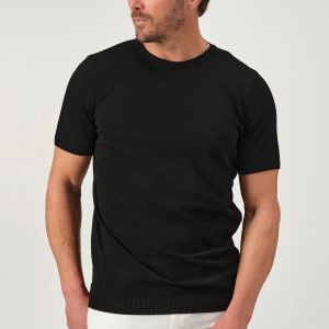 Short Sleeve Knit Sweater