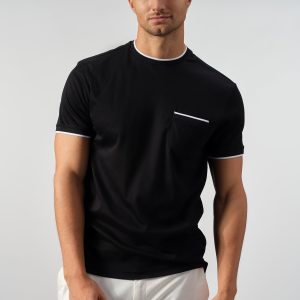 SetaTouch Cotton Tee with Contrast Details