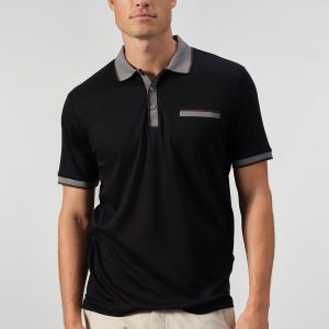 SetaTouch Polo with Contrast Details