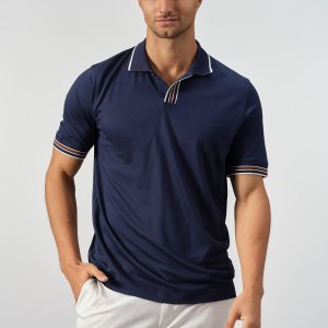 The Meridian Tipped Knit Polo