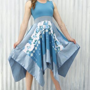 Blue Rose Pixie Dress