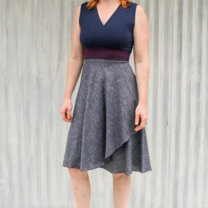 Blueberry Wrap Dress