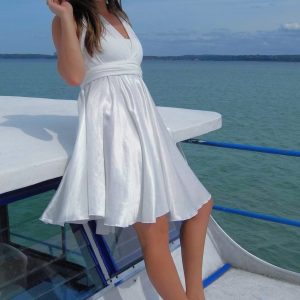 Natural Avita Infinity Dress